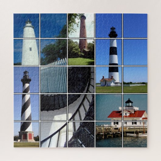 Buitenbankvuurtoren Legpuzzel (Verticaal)