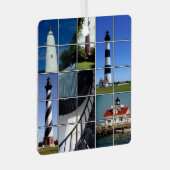 Buitenbankvuurtoren Metalen Ornament (Voorkant Rechts)