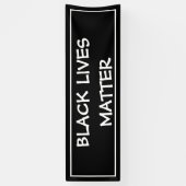Buitenbanner - Black Lives Matter Spandoek (Verticaal)