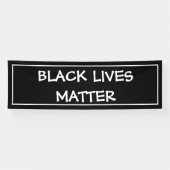 Buitenbanner - Black Lives Matter Spandoek (Horizontaal)