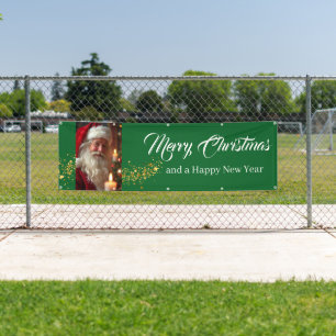 Buitenbanner Kerstman Prettig Kerstfeest Spandoek