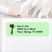  buitenboordmotor Vis Retouradreslabel Etiket (Insitu)