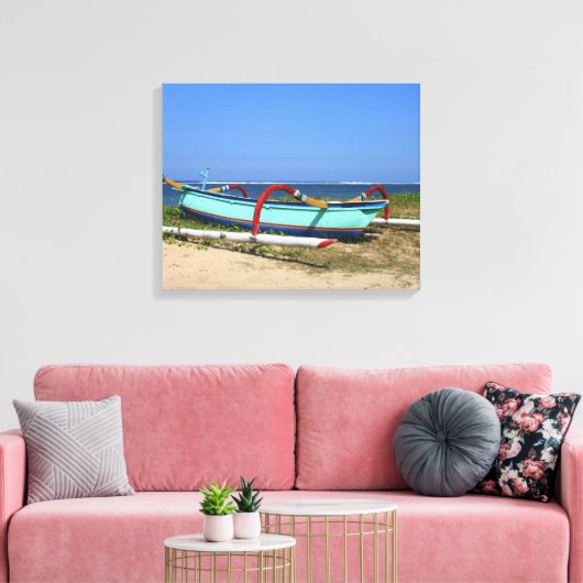 Buitenboot Canvas Afdruk (Insitu (Woonkamer))