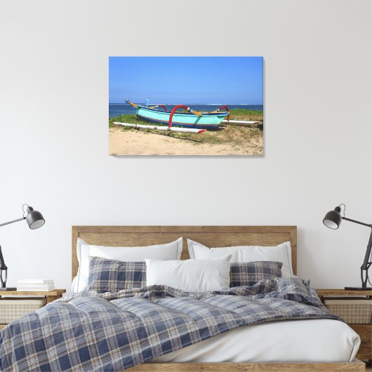 Buitenboot Canvas Afdruk (Insitu (Slaapkamer))