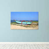 Buitenboot Canvas Afdruk (Insitu (Houten vloer))