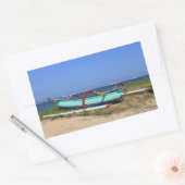 Buitenboot Rechthoekige Sticker (Envelop)