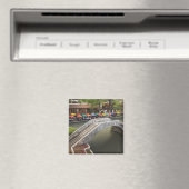 Buitencafé langs de Walk en brug over 2 Magneet (Insitu (Vaatwasser))