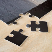 Buitencafés, restaurants in de Franse stad Quaint Legpuzzel (Zijkant)