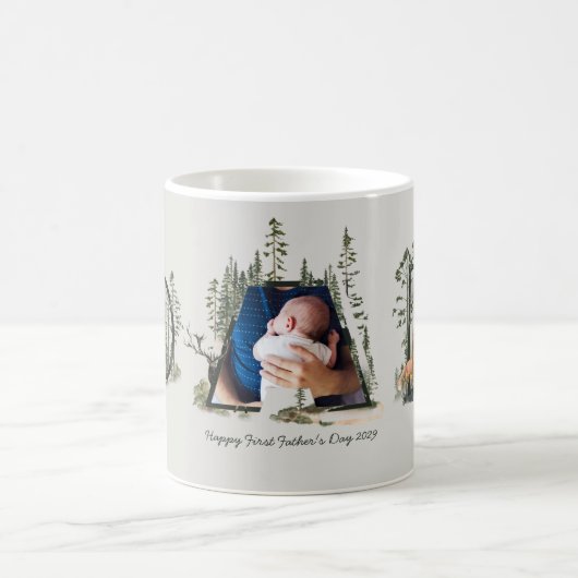 Buitendeuren DAD Forest Letters Foto 1st Vaderdag Koffiemok (Center)