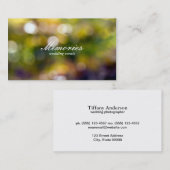 Buitengaanbokeh Visitekaartje (Voorkant / Achterkant)