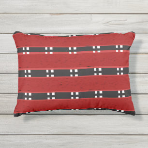 Buitengaanpiloot RODE/ZWARTE BARS Buitenkussen