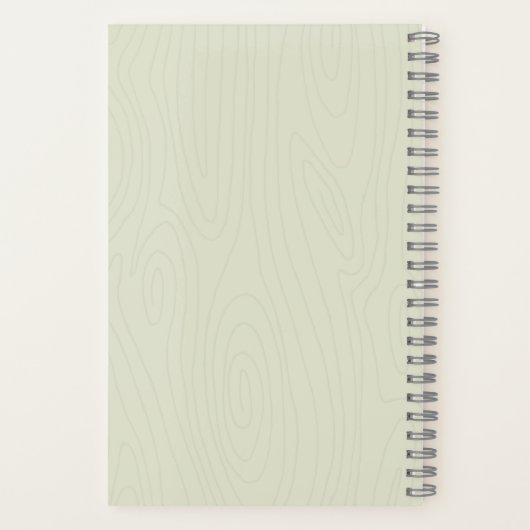 Buitengaansavontuur Camping Graphic Kind Notitieboek (Achterkant)