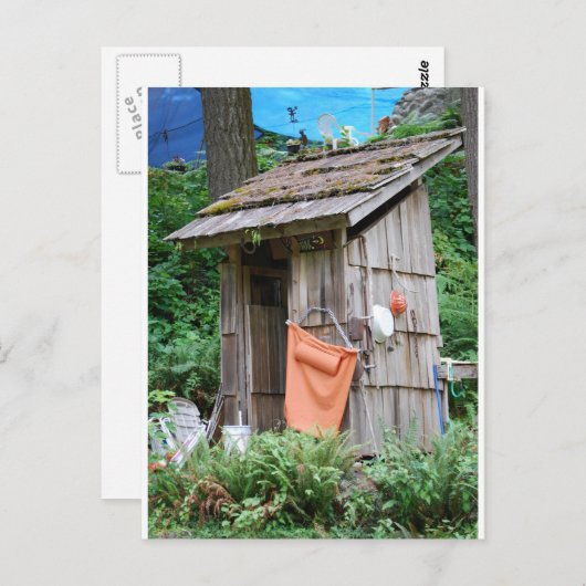 buitengebouw briefkaart (Voorkant / Achterkant)