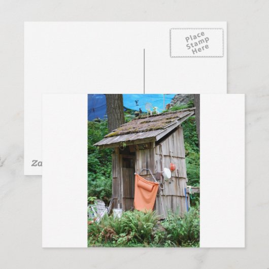 buitengebouw briefkaart (Voorkant / Achterkant)