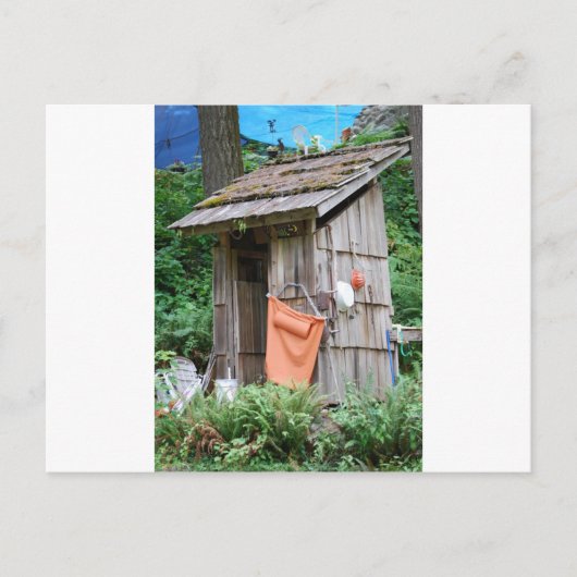 buitengebouw briefkaart (Voorkant)