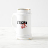 Buitengerechtigde elektricien bierpul (Voorkant links)