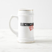 Buitengerechtigde elektricien bierpul (Links)