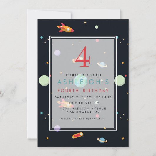 Buitengeruimtethema | Kinderen van Birthday Kaart (Voorkant)