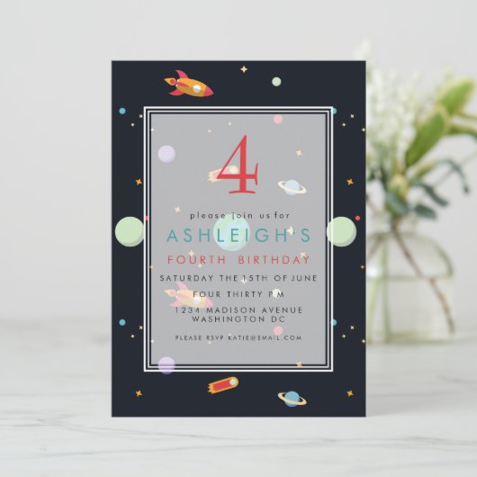 Buitengeruimtethema | Kinderen van Birthday Kaart (Staand voorkant)