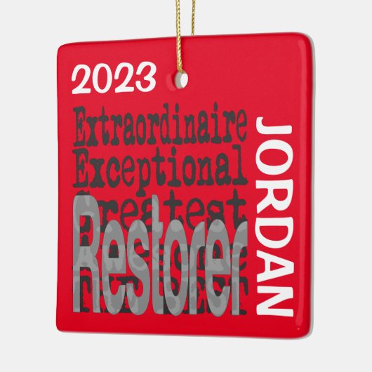 Buitengewone aangepaste terugzetbewerking keramisch ornament (Links)