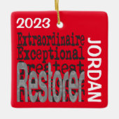 Buitengewone aangepaste terugzetbewerking keramisch ornament (Voorkant)