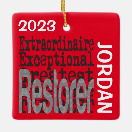 Buitengewone aangepaste terugzetbewerking keramisch ornament (Voorkant)