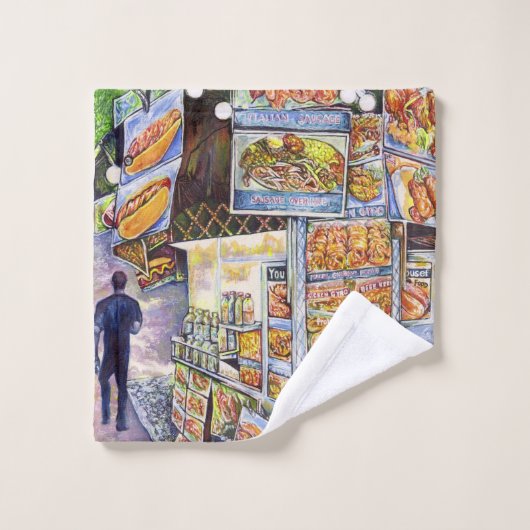 Buitengewone artistieke werkbelasting bad handdoek (Wasdoekje)