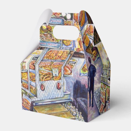 Buitengewone artistieke werkbelasting bedankdoosjes (Achterkant)