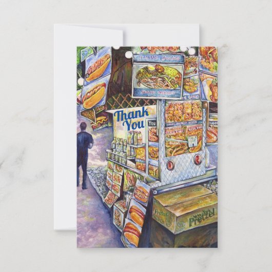 Buitengewone artistieke werkbelasting bedankkaart (Voorkant)