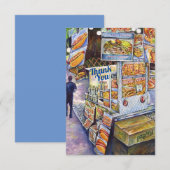 Buitengewone artistieke werkbelasting bedankkaart (Voorkant / Achterkant)