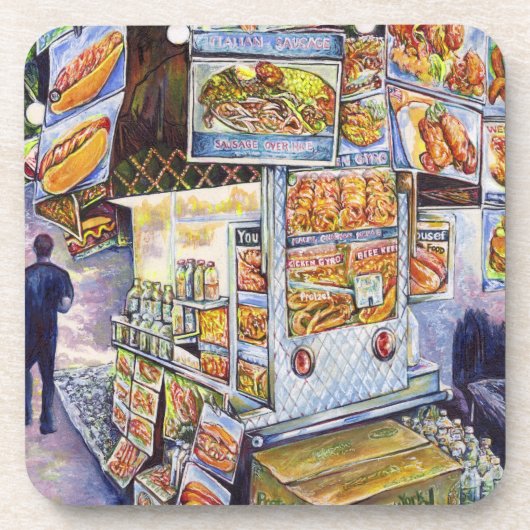 Buitengewone artistieke werkbelasting bier onderzetter (Voorkant)