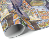 Buitengewone artistieke werkbelasting cadeaupapier (Rol Hoek)