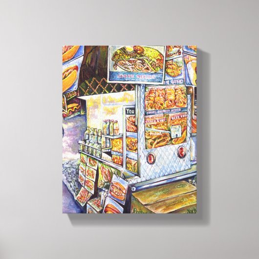Buitengewone artistieke werkbelasting canvas afdruk (Voorkant)