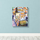 Buitengewone artistieke werkbelasting canvas afdruk (Insitu (Houten vloer))