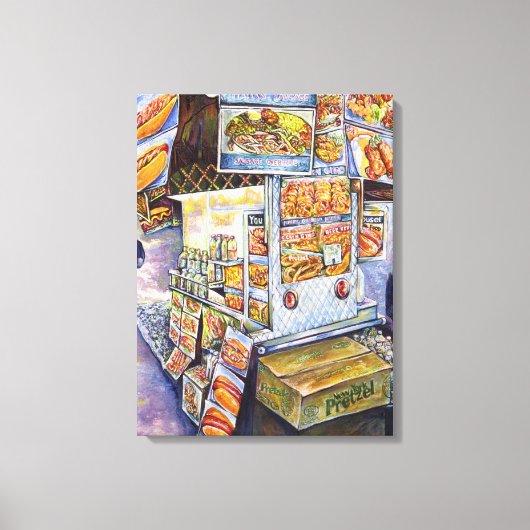 Buitengewone artistieke werkbelasting canvas afdruk (Voorkant)