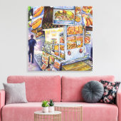 Buitengewone artistieke werkbelasting canvas afdruk (Insitu (Woonkamer))