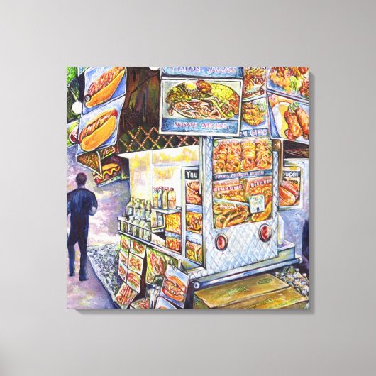 Buitengewone artistieke werkbelasting canvas afdruk (Voorkant)