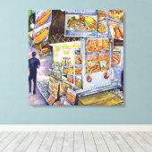 Buitengewone artistieke werkbelasting canvas afdruk (Insitu (Houten vloer))