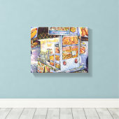 Buitengewone artistieke werkbelasting canvas afdruk (Insitu (Houten vloer))