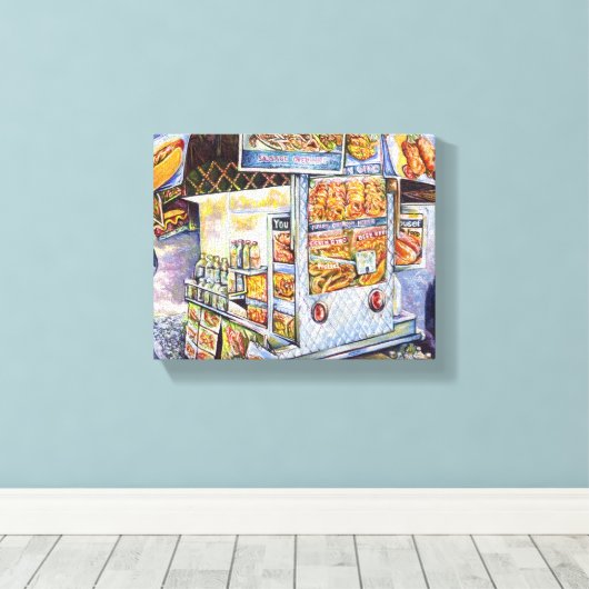 Buitengewone artistieke werkbelasting canvas afdruk (Insitu (Houten vloer))