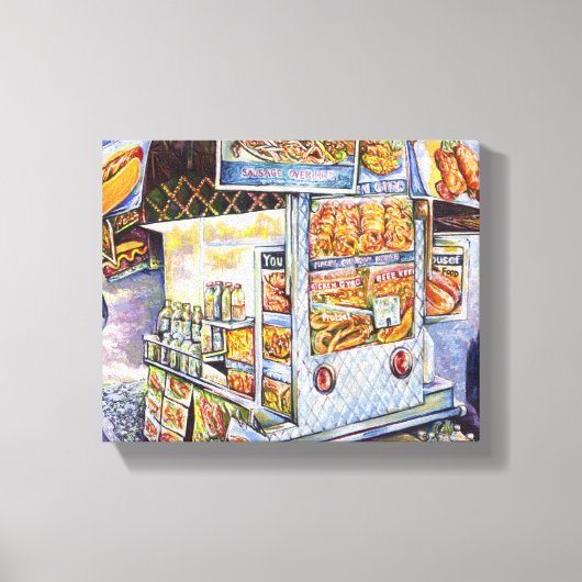 Buitengewone artistieke werkbelasting canvas afdruk (Voorkant)