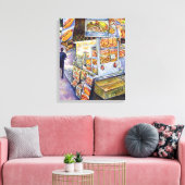 Buitengewone artistieke werkbelasting canvas afdruk (Insitu (Woonkamer))