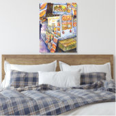 Buitengewone artistieke werkbelasting canvas afdruk (Insitu (Slaapkamer))