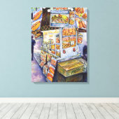 Buitengewone artistieke werkbelasting canvas afdruk (Insitu (Houten vloer))