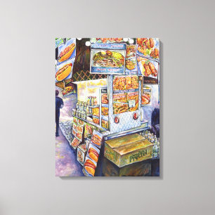 Buitengewone artistieke werkbelasting canvas afdruk