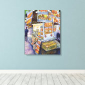 Buitengewone artistieke werkbelasting canvas afdruk (Insitu (Houten vloer))