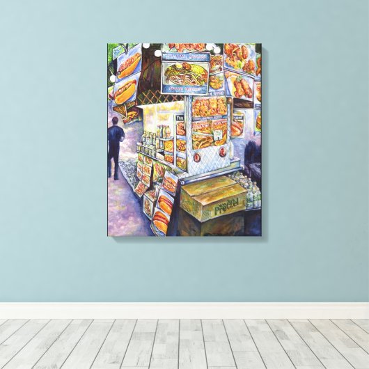 Buitengewone artistieke werkbelasting canvas afdruk (Insitu (Houten vloer))