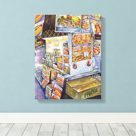 Buitengewone artistieke werkbelasting canvas afdruk (Insitu (Houten vloer))