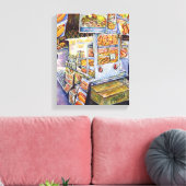 Buitengewone artistieke werkbelasting canvas afdruk (Insitu (Woonkamer))