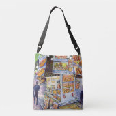 Buitengewone artistieke werkbelasting crossbody tas (Achterkant)